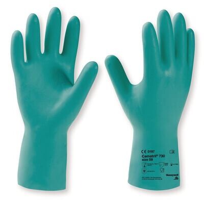 Chemical protection gloves Camatril® 730, Size, 9, 2 Pair