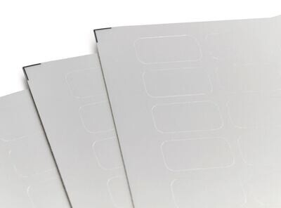 Cryo labels Cryo-Clear, 24 x 13 mm, Gesch. for, 0.5 ml vials, 20 pieces