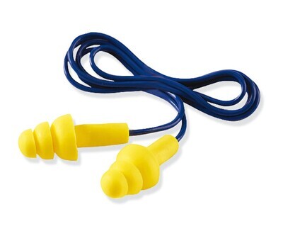 Reusable earplugs ULTRAFIT, with safety cord, UF01000, 50 Pairs