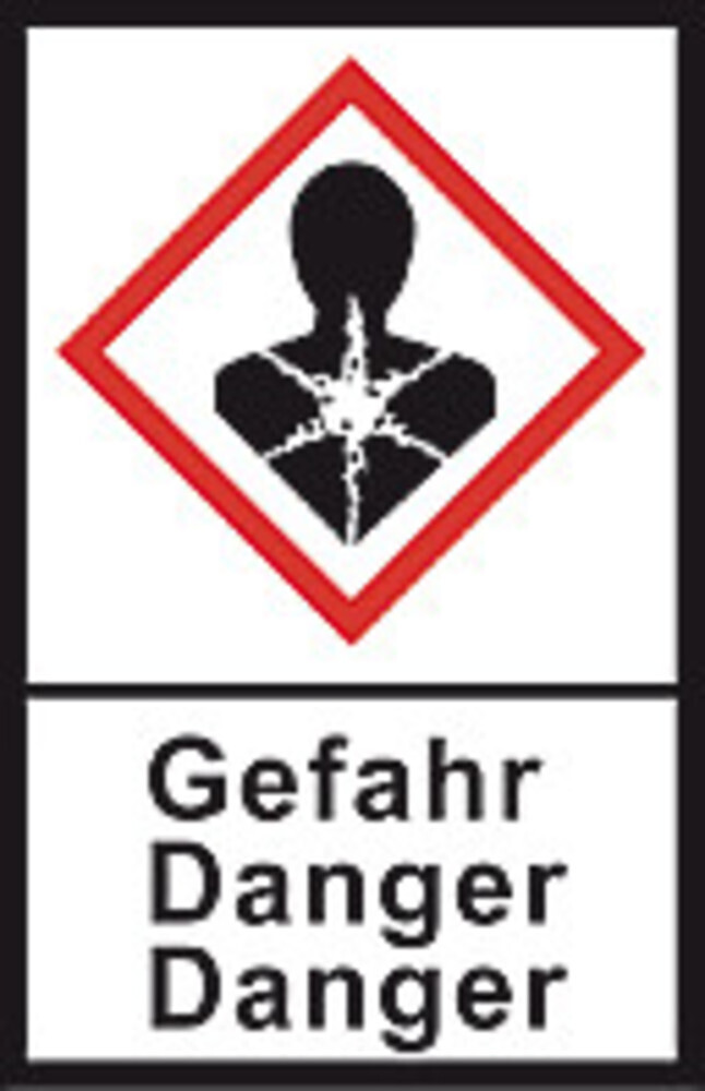GHS hazardous substances label L 30 x W 22 mm, Health risk / Danger, 1 Roll