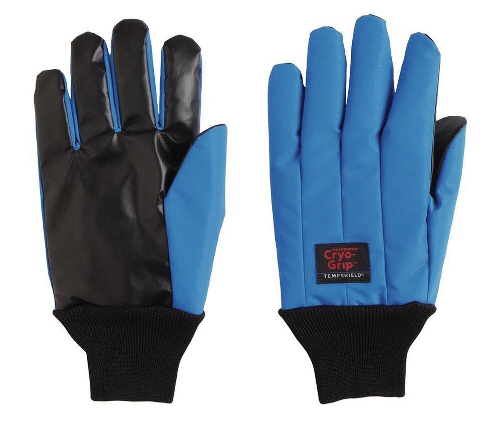 Cold protection gloves Cryo-Grip® Gloves, waterproof with elastic, wrist length, blue, 320 mm, Size, XL (11), 1 Pair