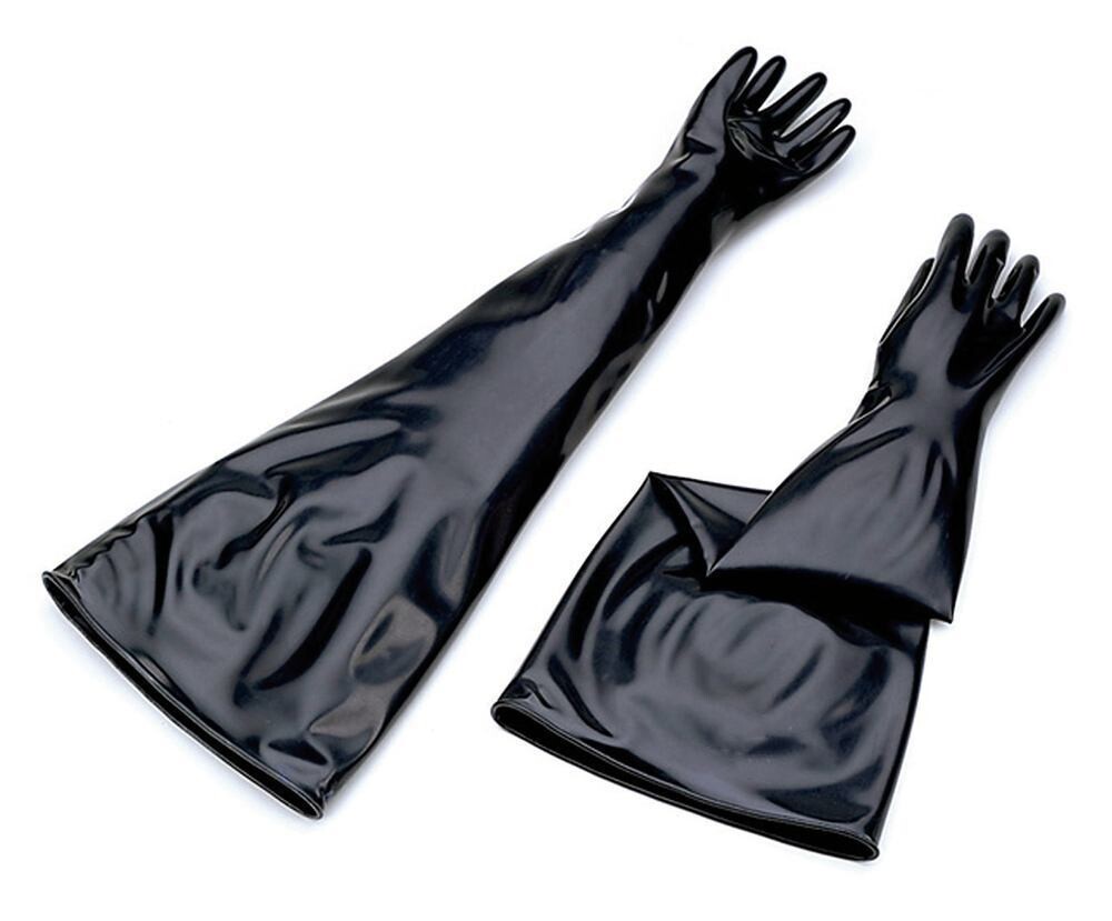Glovebox Protective Gloves Honeywell Neoprene Thickness 0.76 mm, Ambidextrous, Size, 10, 1 Pair