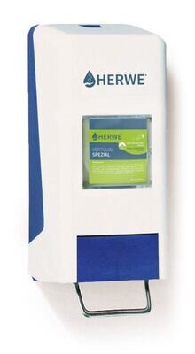Skin cream and washing lotion dispenser HERWEMAT, 1 piece