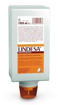 Skin protection and skin care LINDESA® PROFESSIONAL cream, 1000 ml dosing bottle, 1 piece