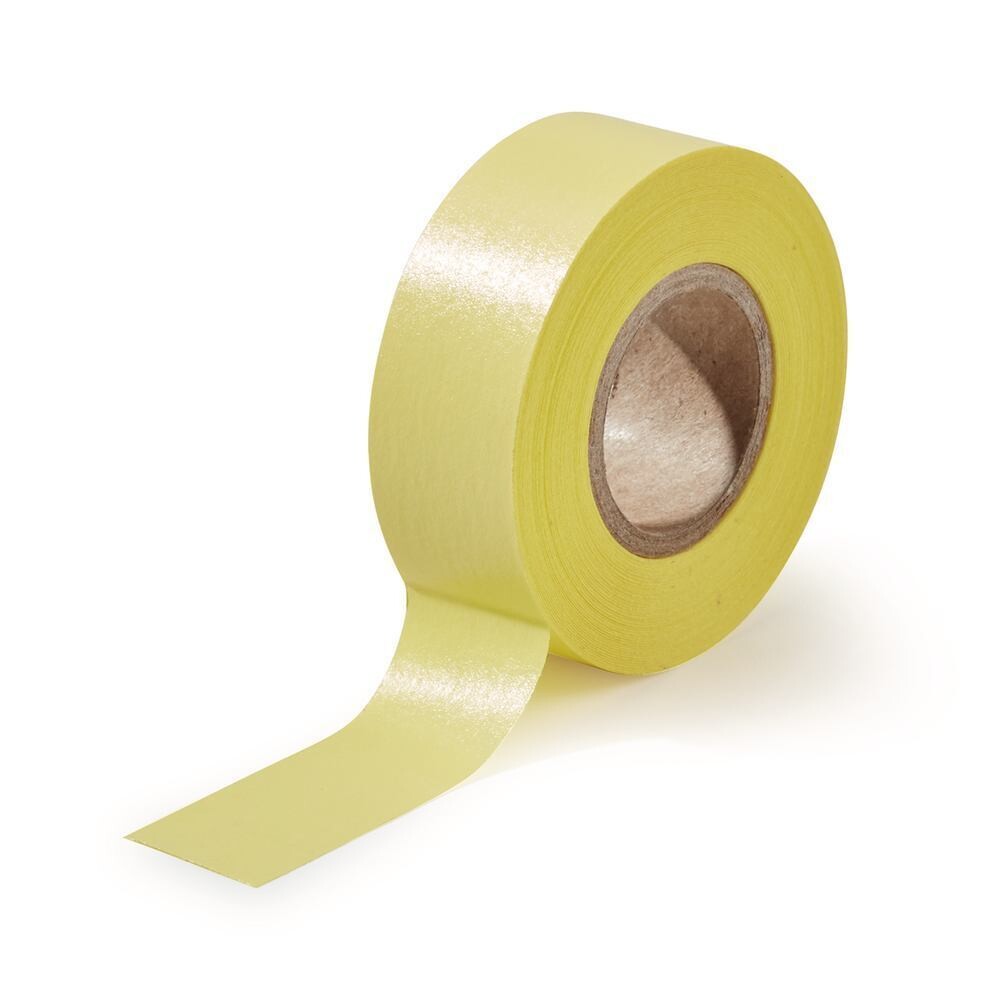 Marking tape ROTI®Tape Core - 25.4 mm, width 25.4 mm, yellow, 1 Roll