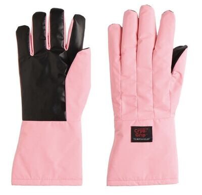 Cold protection gloves Cryo-Grip® Gloves, waterproof with cuff, forearm length, pink, 390 mm, Size, L (10), 1 Pair