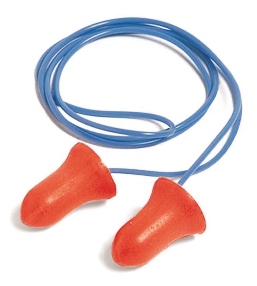 Disposable earplugs Max®, with safety strap, 100 Pairs