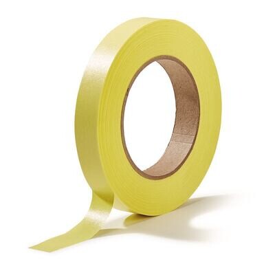 Ruban de marquage ROTI®Tape Core - 76,2 mm, largeur 19,1 mm, jaune, 1 rouleau