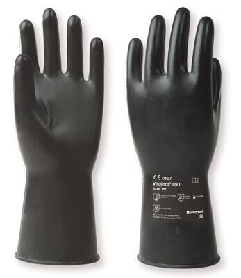 Chemical protection gloves Vitoject® 890, Size, 9, 1 Pair