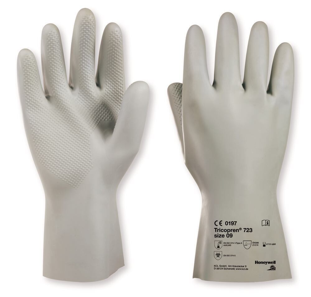 Chemical protection gloves Tricopren® 723, Size, 10, 1 Pair