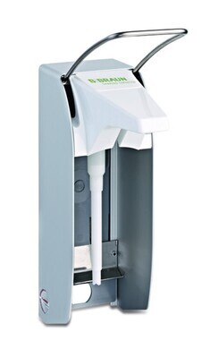 Soap and disinfectant dispenser, TLS plus, Gesch. for, 1000 ml bottles, 92 x 225 x 340 mm, 1 piece