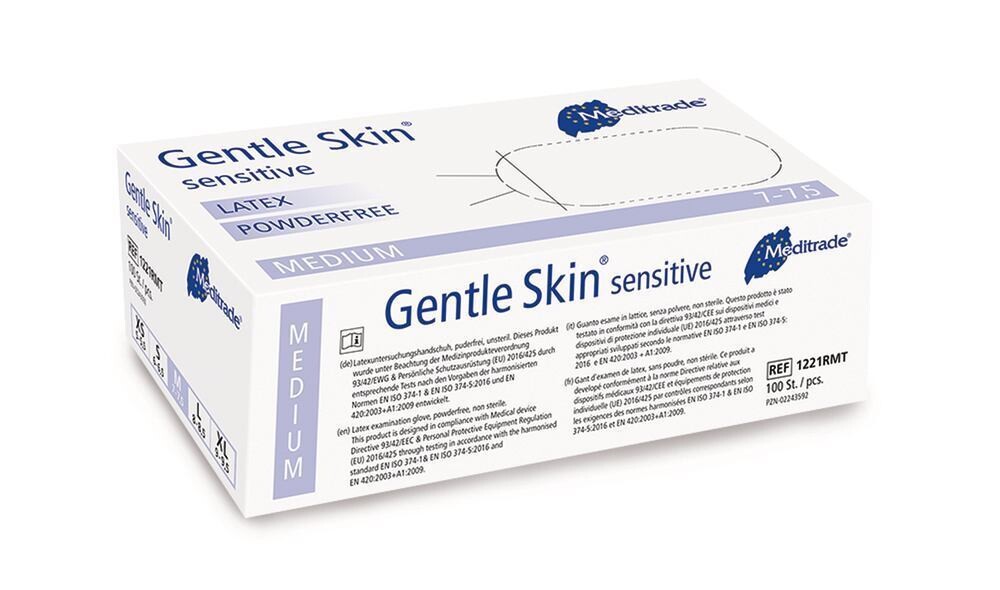 Examination gloves Gentle Skin sensitive, Size, M, 100 Pieces