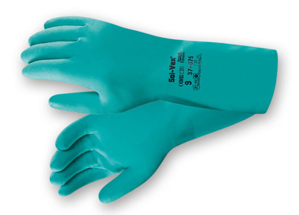 Chemical protection gloves Solvex® 37-675, Size, 11, 12 Pair
