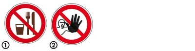 Prohibition signs tested in practice, Access prohibited for unauthorized persons, 1 piece