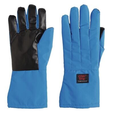Guanti per protezione dal freddo Guanti Cryo-Grip®, impermeabili con polsino, lunghezza dell&#39;avambraccio, blu, 390 mm, taglia, XL (11), 1 paio