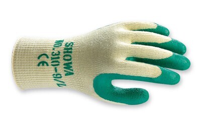 Guantes multifuncionales SHOWA 310 Grip Verde, Talla, 9, 10 Pares