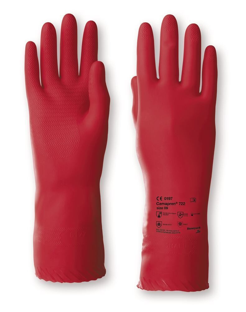 Chemical protection gloves Camapren® 722, Size, 7, 1 Pair