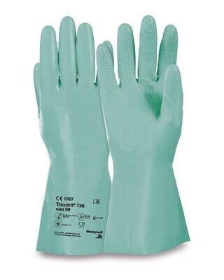 Guanti di protezione chimica Tricotril® 736, Taglia, 9, 1 Paio