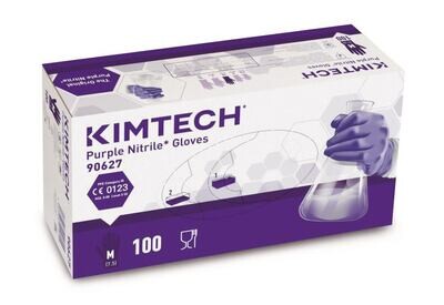 Disposable Gloves KIMTECH® Purple Nitrile, Size, M, 100 Pieces