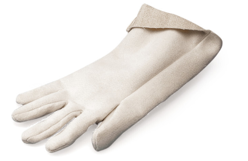 Heat protection gloves 5 fingers, made of felt, 270 mm, 1 Pair