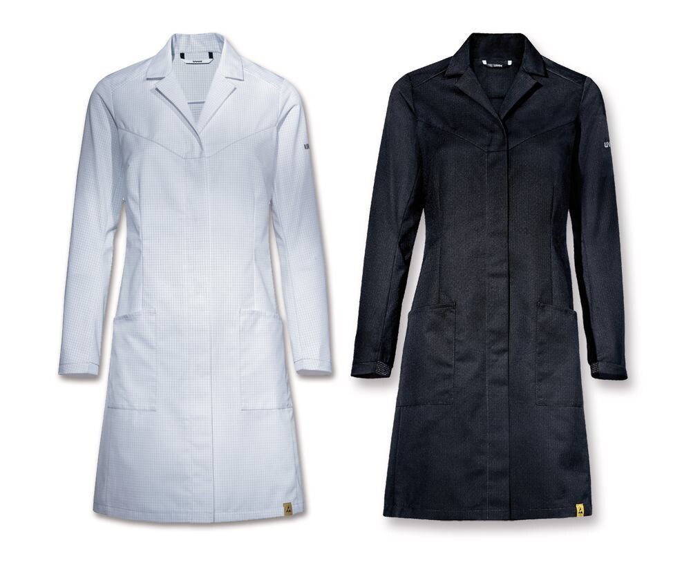 Work jacket uvex suXXeed ESD Model 7463 for women, graphite, Size, M, 1 Piece