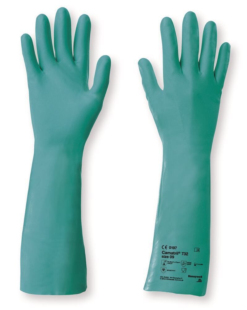 Chemical protection gloves Camatril® 732, Size, 9, 2 Pair