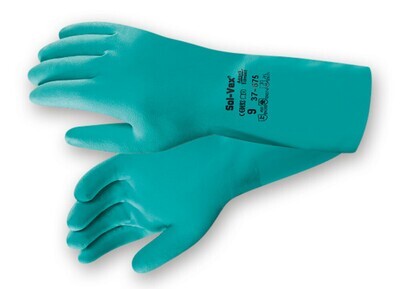 Guantes de protección química Solvex® 37-675, talla 9, 12 pares