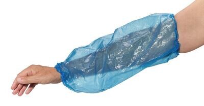 Arm cuffs Medi-Inn® made of polyethylene, blue, 20 µm, 5 x 100, 500 pieces