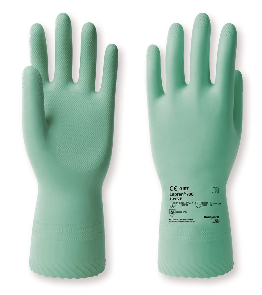 Chemical protection gloves Lapren® 706, Size, 8, 10 Pair