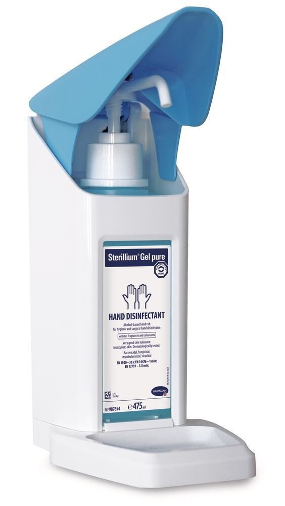Wall holder Eurodispenser Safety Plus, Gesch. for, 1000 ml BODE bottles, 125 x 305 x 205 mm, 1 piece