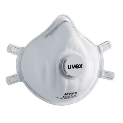Particle filter mask silv-Air classic With exhalation valve, FFP3 NR D, Size, L, 2310, 15 Pieces