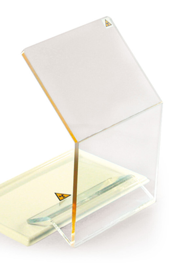 Radiation protection screen SEKUROKA® angled, ?-radiation, 1 piece