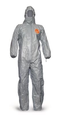 Traje químico TYCHEM® 6000 F gris, Talla, S, 1 Pieza