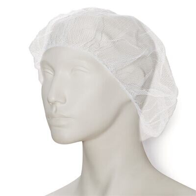 Redecilla desechable Honeycomb, blanca, 100 unidades