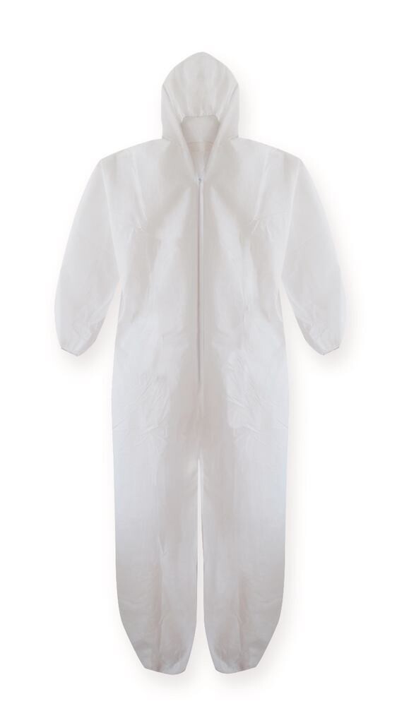 Disposable overalls made of PP fleece, Size, XXL, 183 cm, 10 pieces