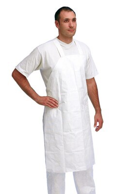 Disposable apron TYVEK® 500 model PA30L0, 25 Pieces