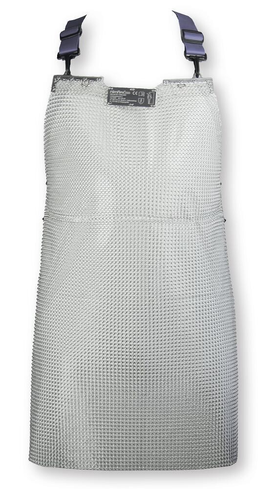 Stab protection apron niroflex, Ring braid 4.2 x 0.6 mm, 75 cm, 1 piece