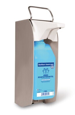 Dispensador de desinfectante plus Touchless, Gesch. para botellas de 1000 ml, 1 unidad