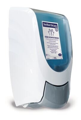 Dispensador de jabón y desinfectante CleanSafe Basic, 1 pieza