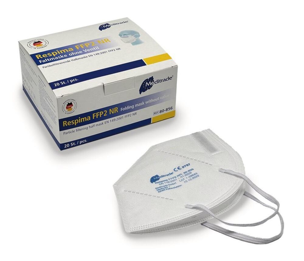 FFP2 pandemic folding mask Respima, 20 pieces