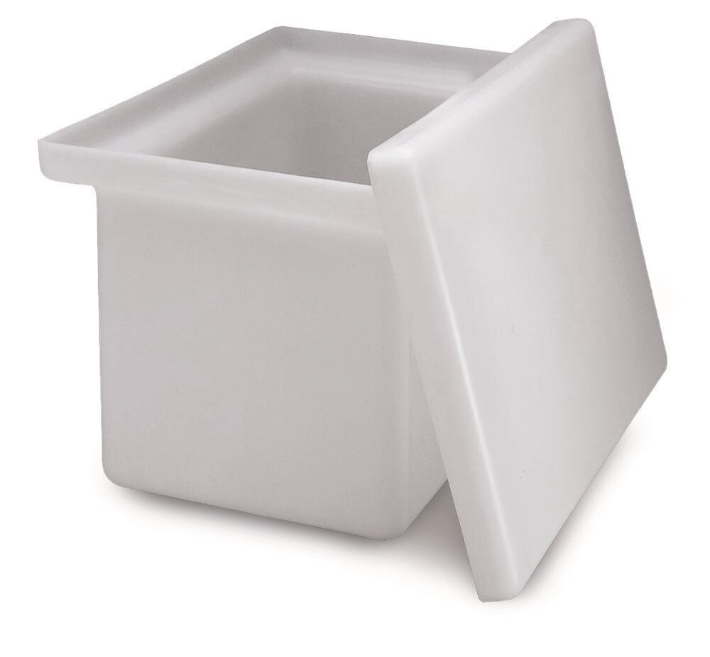 Autoclavable containers with rectangular lid, 23 l, 1 piece
