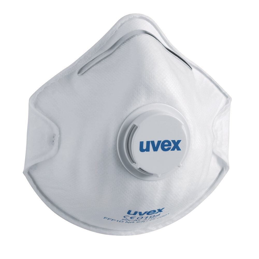Particle filter mask silv-Air classic With exhalation valve, FFP1 NR D, Size, L, 2110, 15 Pieces
