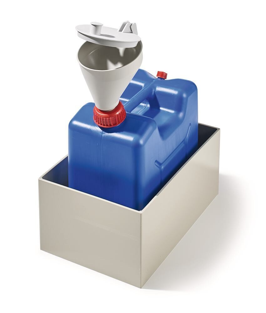 SEKUROKA® 1-Positionen-Ablaufstation, blau, 1 Stück
