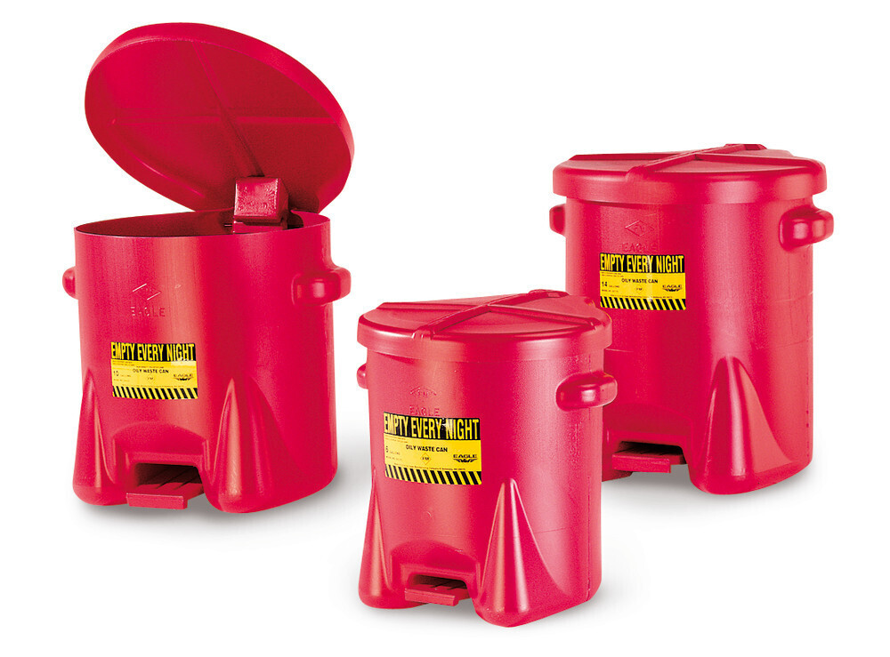 Waste containers for corrosive waste, 53 l, 1 piece