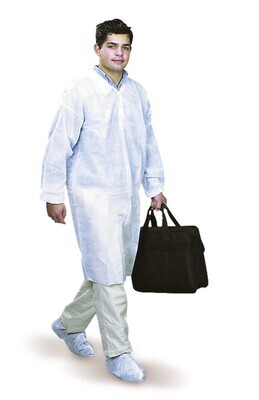 Disposable PP gown with pockets, Size, XL, 10 pieces