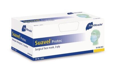 Medical face masks SUAVEL® Protec type IIR, 50 pieces