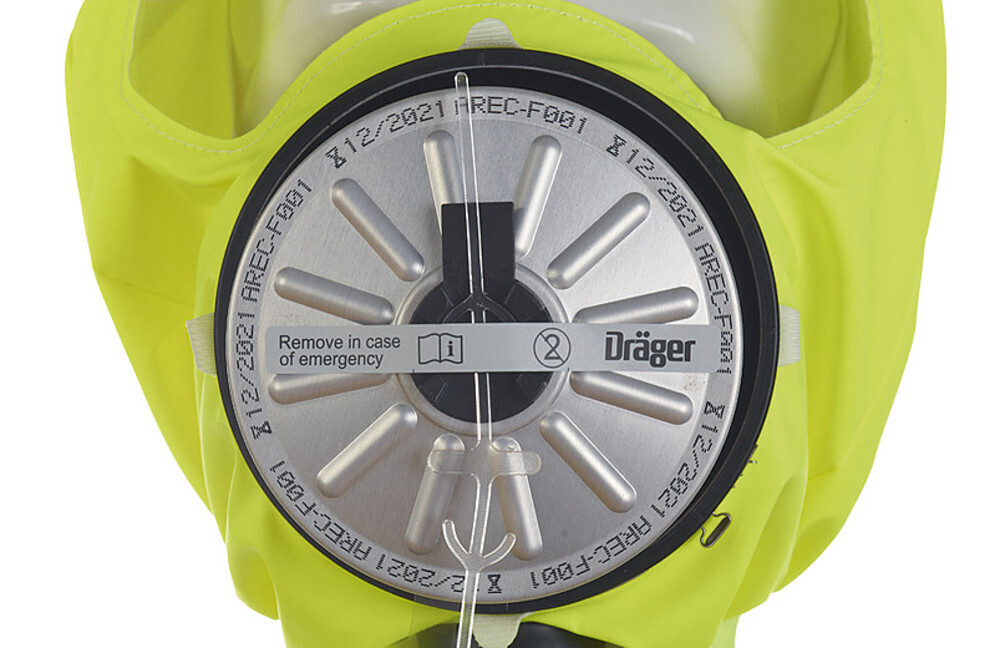 Escape hood Dräger PARAT® 7530 fire and industrial escape hood, 1 piece