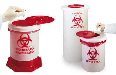 Contenedores de residuos biológicos, 5,5 l, 1 pieza