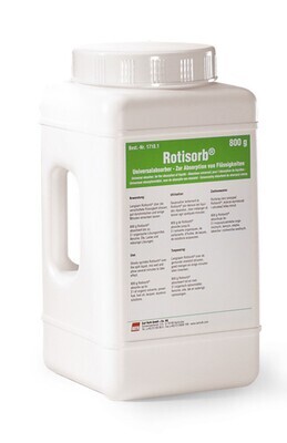 Universeller Saugstoff ROTISORB®, HDPE-Quadrattopf, 800 g