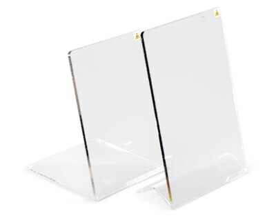 Radiation protection screen SEKUROKA® With flat base, ?-radiation, 1 piece